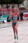 Olga Golovkina (Russia) wins the 5000 metres at the European Athletics Team Championships.